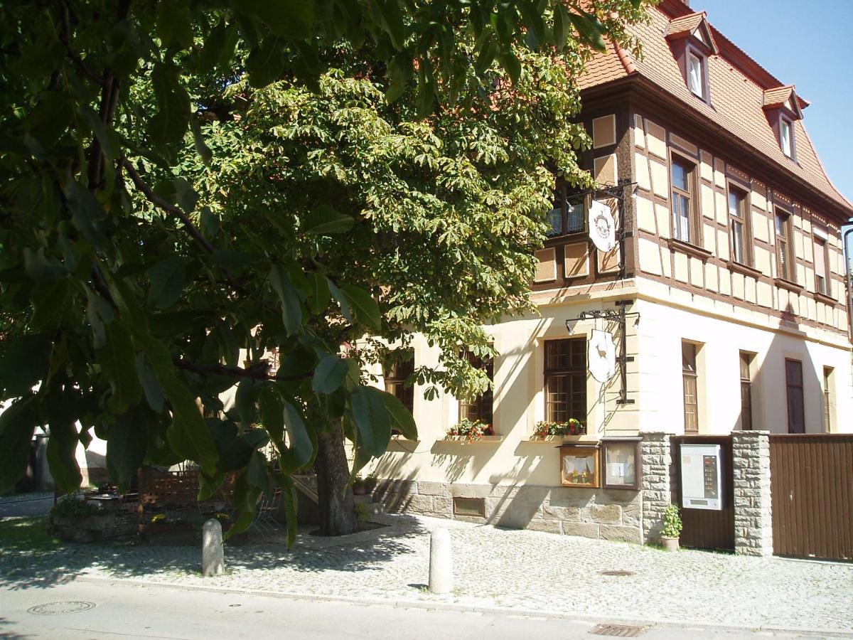 Gasthof Pension Zum Goldenen Hirschen Burgbernheim Exterior foto